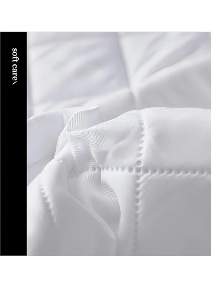 COOLBABY Mattress Protector in White   Extra-Deep Microfibre Mattress Cover