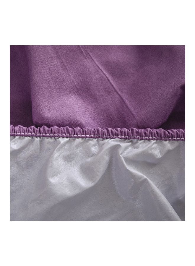 Mattress Encasement Cover Polyester Purple Queen