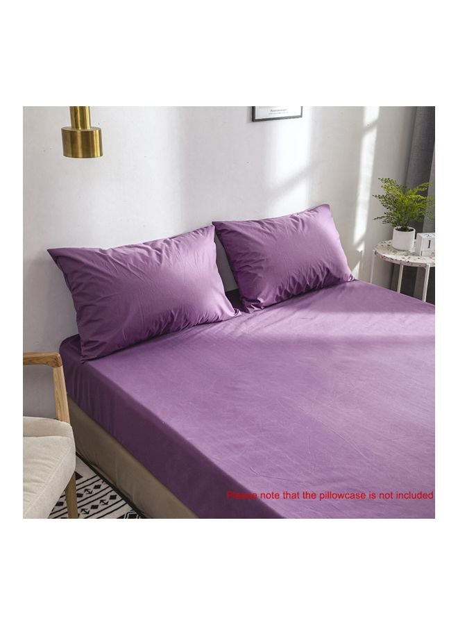 Mattress Encasement Cover Polyester Purple Queen