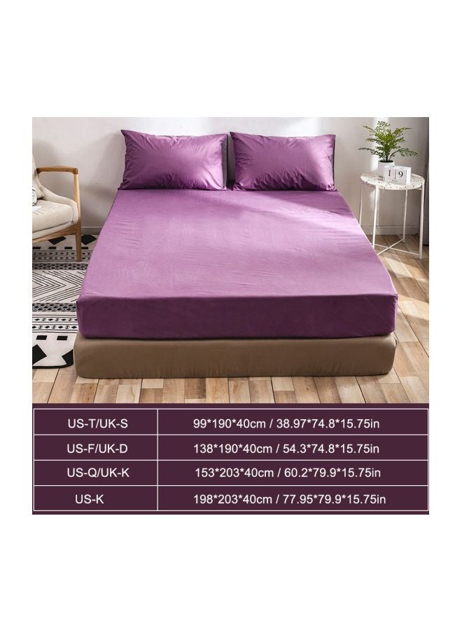 Polyester Encasement Cover Polyester Purple 203x198x40cm