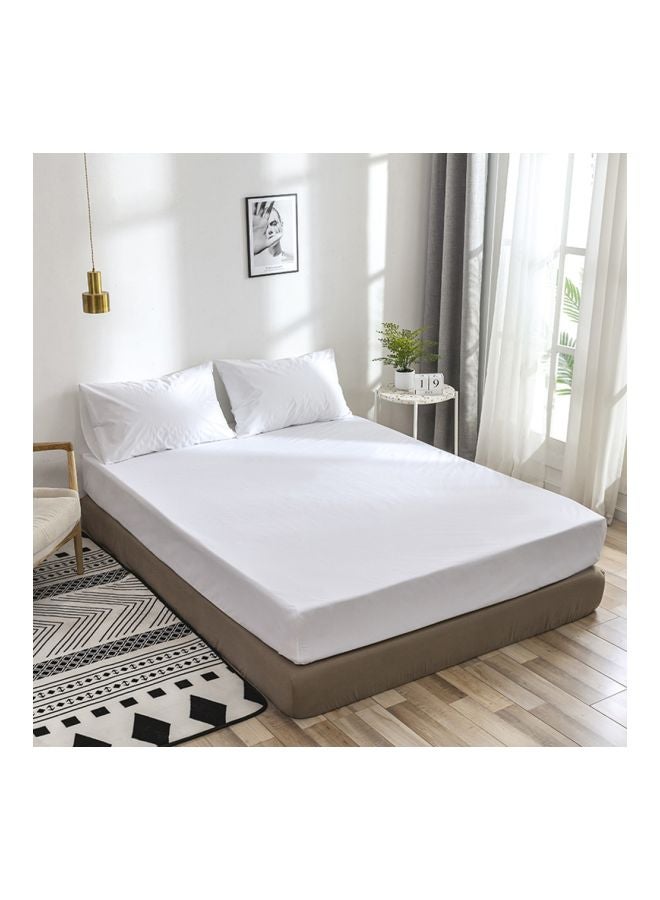 Waterproof Mattress Cover Polyester White