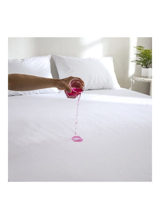 Waterproof Mattress Cover Polyester White