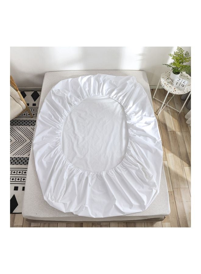 Waterproof Mattress Cover Polyester White