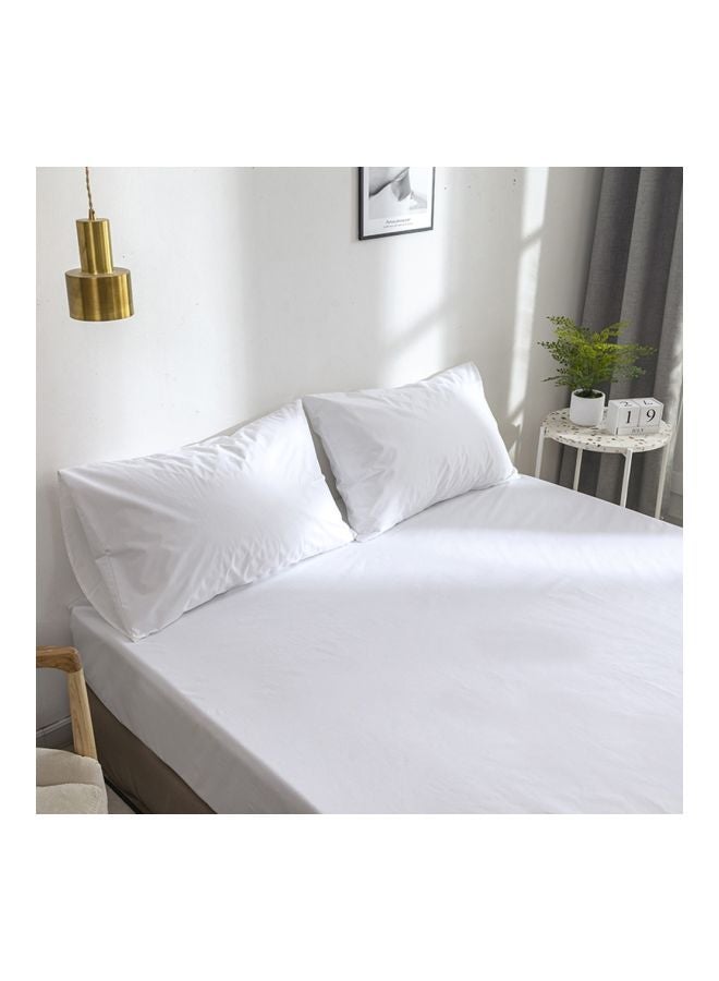 Waterproof Mattress Cover Polyester White