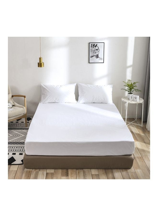 Waterproof Mattress Cover Polyester White