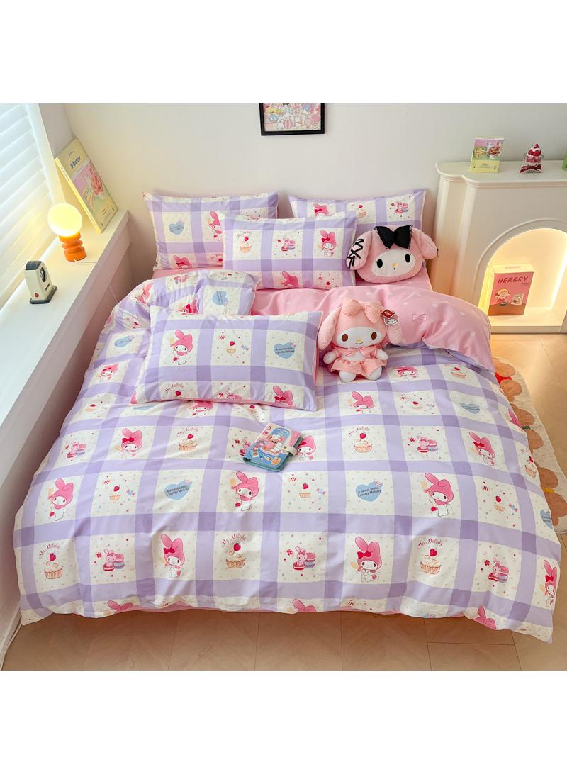 4-Piece Melody Cotton Comfortable Set Bed Sheet Set Children'S Day Gift Birthday Gift 200X230cm