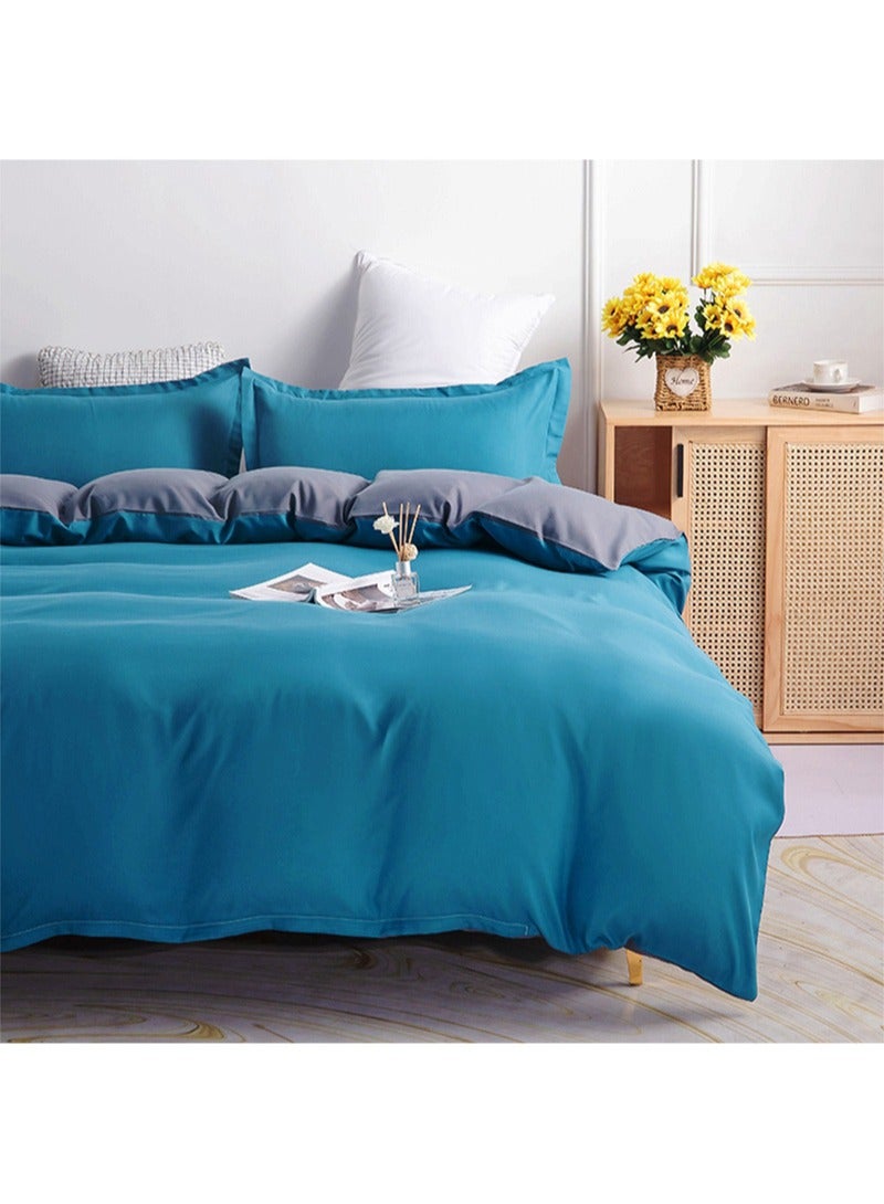 4-Piece Bedding Set Including 1 Quilt Cover 1 Sheet 2 Pillowcases 2m Bed (220*240cm)
