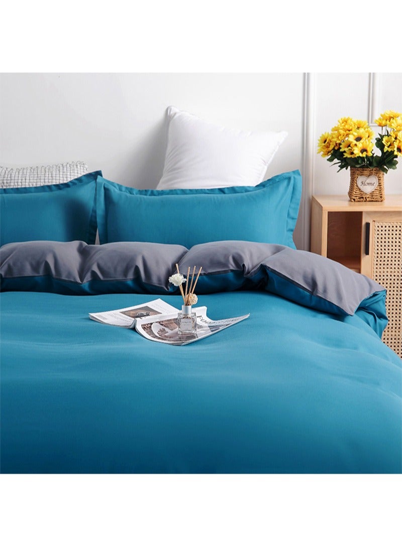 4-Piece Bedding Set Including 1 Quilt Cover 1 Sheet 2 Pillowcases 2m Bed (220*240cm)