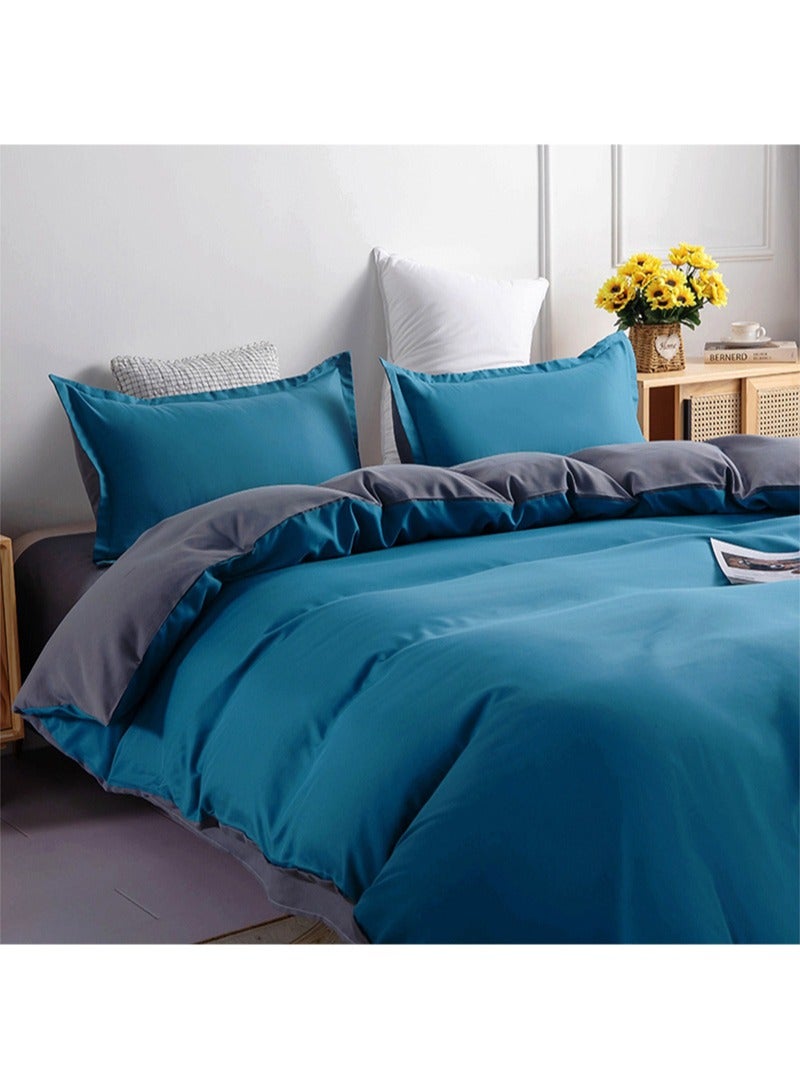 4-Piece Bedding Set Including 1 Quilt Cover 1 Sheet 2 Pillowcases 2m Bed (220*240cm)