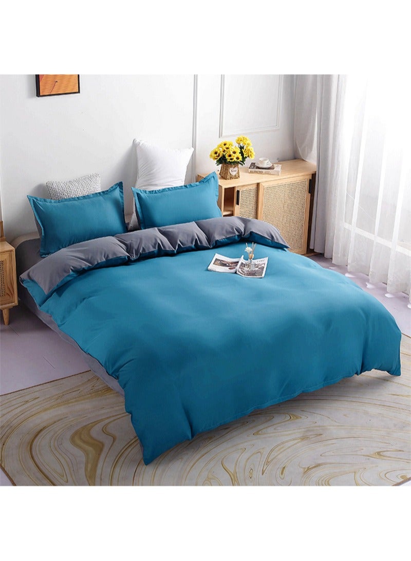 4-Piece Bedding Set Including 1 Quilt Cover 1 Sheet 2 Pillowcases 2m Bed (220*240cm)