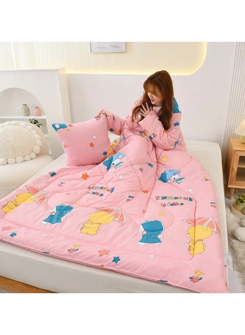 Multifunctional Sleeve Lazy Quilt (200x150cm)