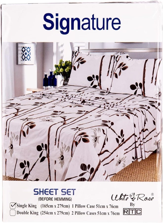 Akdc Single Bedsheet King 2Pcs