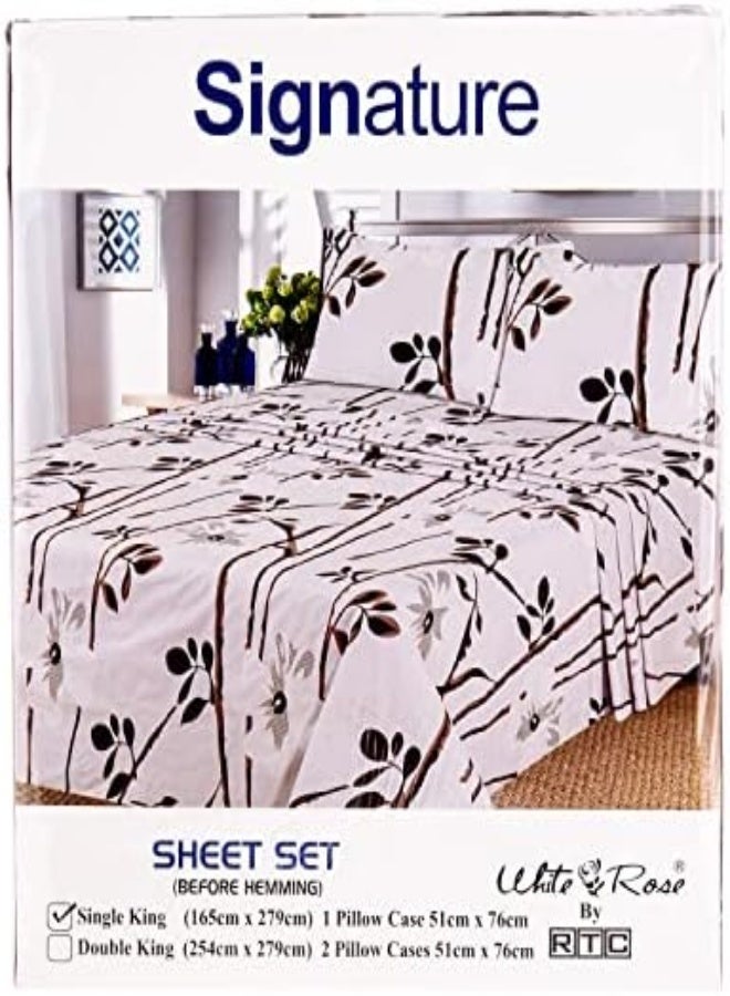 Akdc Single Bedsheet King 2Pcs