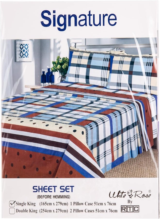 Akdc Single Bedsheet King 2Pcs