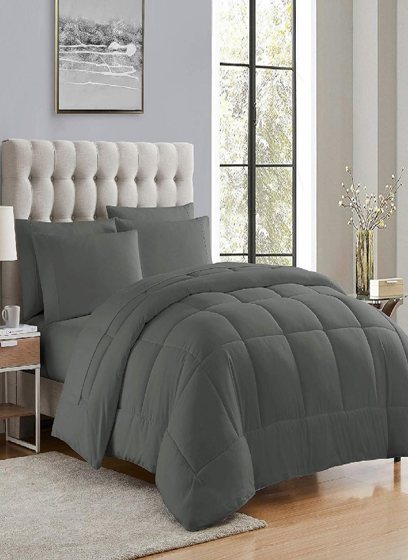 Duvet Insert Quilted Plain Cotton 160 x 220cm