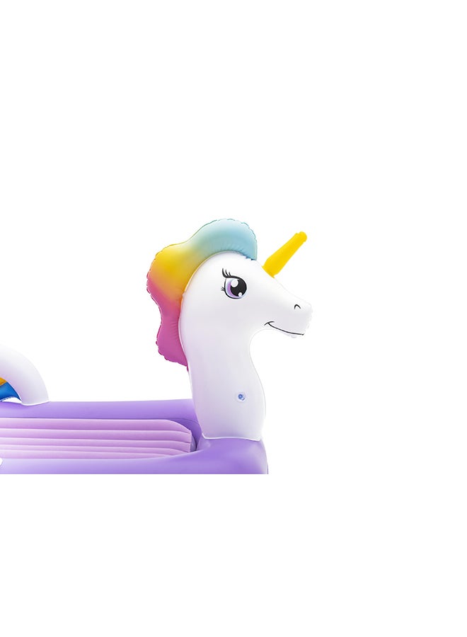 Dreamchaser Airbed - Unicorn Combination White/Purple 1.96mx1.04mx84cm