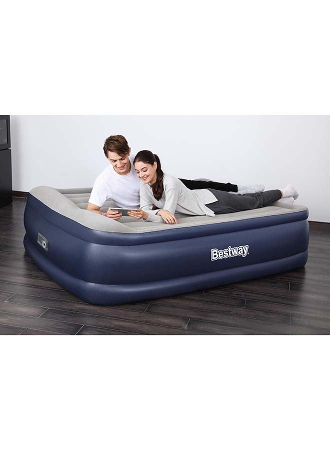 Tritech Premium Airbed Queen Built-In AC Pump 203X152X56Cm Polystyrene Multicolour