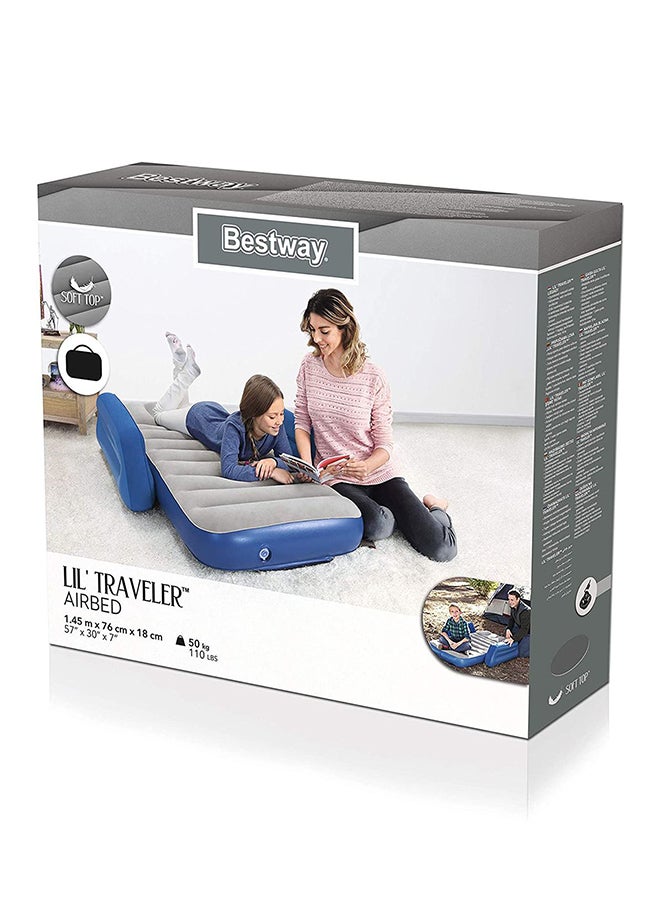 Pavillo Airbed Polyester Blue/Grey 145x76x18cm