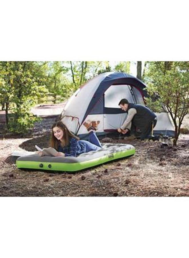 Pavillo Roll & Relax Airbed Twin 1.88m X 99cm X 22cm 26-67619 Rubber Grey/Green 188x99x22cm