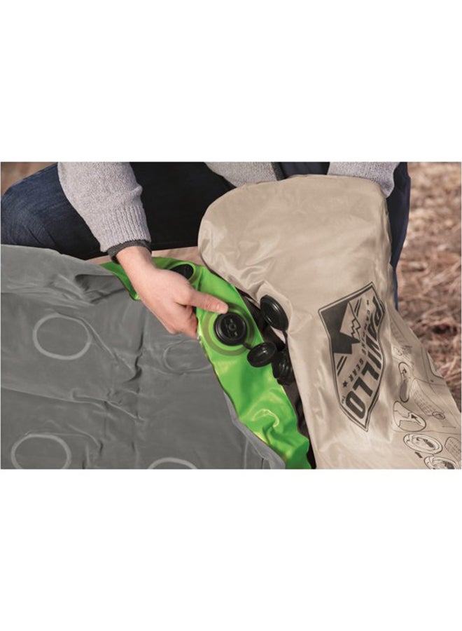 Pavillo Roll & Relax Airbed Twin 1.88m X 99cm X 22cm 26-67619 Rubber Grey/Green 188x99x22cm