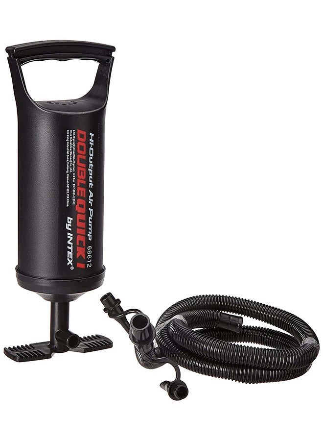 Double Quick III Hand Pump Black/Red 11.5