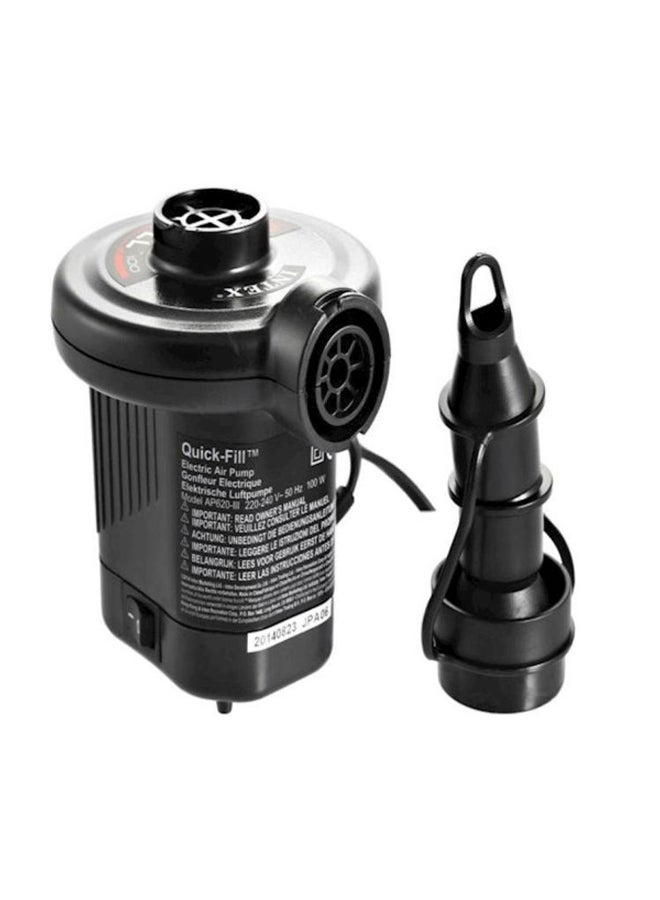 Quickfill Ac Electric Air Pump Black 14x11x14cm