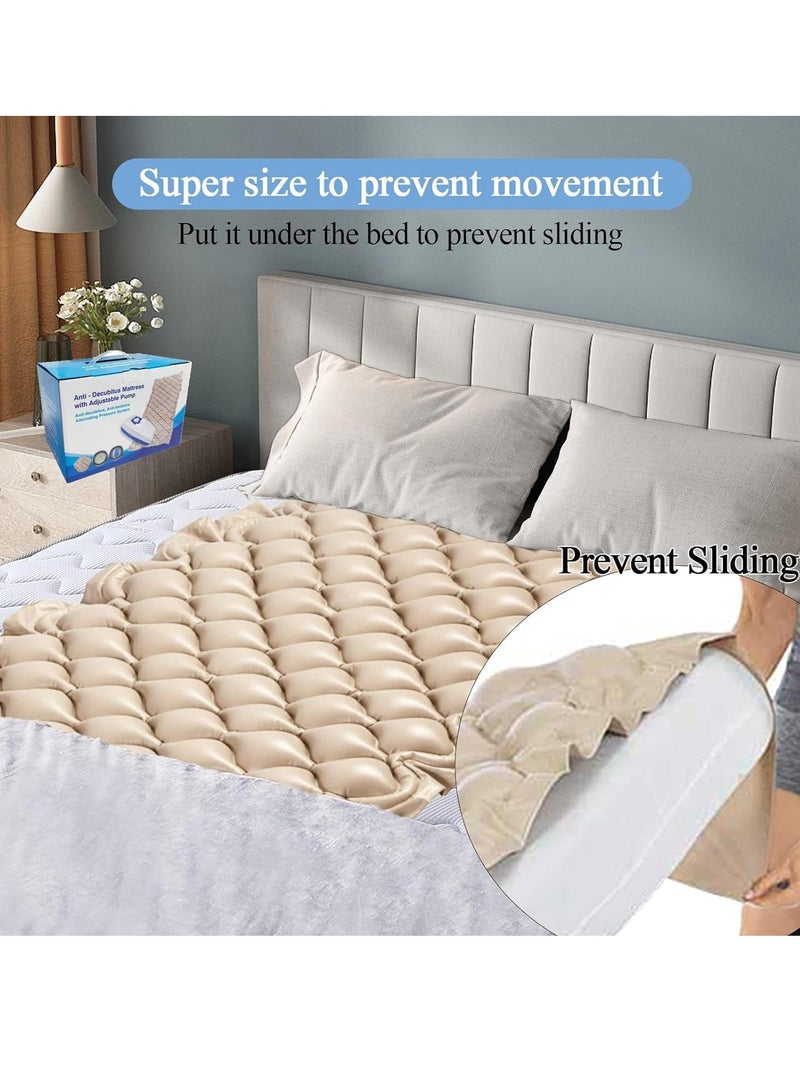 Silent Alternating Air Pressure Mattress With Mattress Cover And Pump Inflatable Silent Mattress To Prevent Bedsores And Sore Treatment For Bedridden Patients