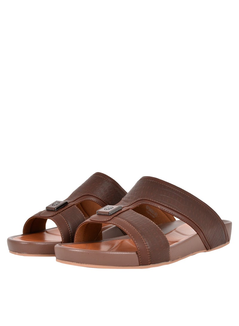 Mens Patterned Strap Jumbo Arabic Sandals