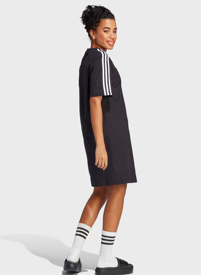 Essential 3 Stripe Boyfriend Dress