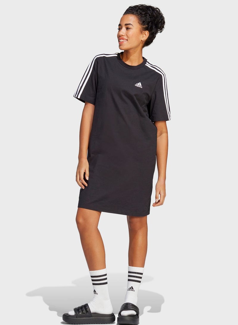 Essential 3 Stripe Boyfriend Dress