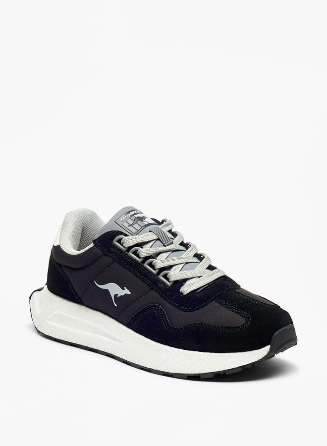 Women's Logo Detail Walking Shoes with Lace-Up Closure