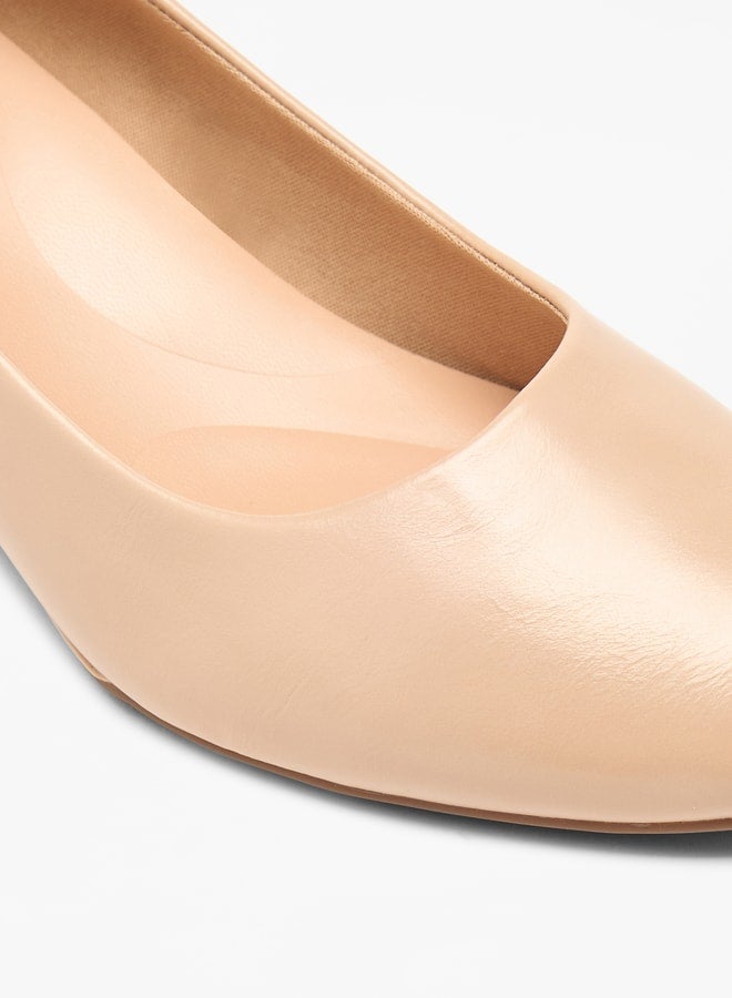 Women's Solid Slip-On Shoes with Wedge Heels