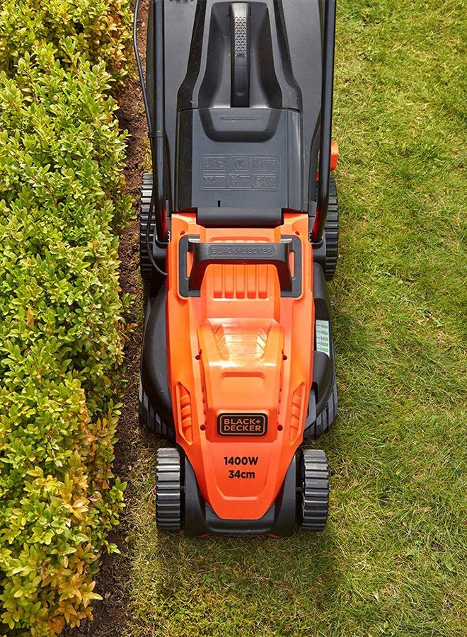 Mower With Ergonomic Handle Orange/Black