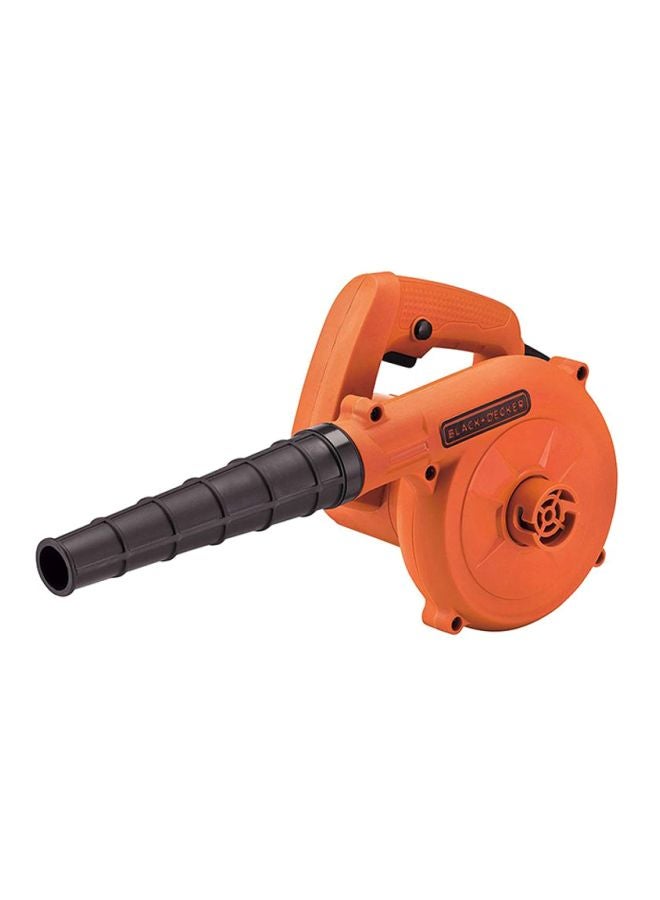 Electric Blower and Vacuum with Collection Bag, 530W, 16,000 RPM Single Speed for Home and Garden Cleaning, Compact Design for Easy Handling Orange/Black