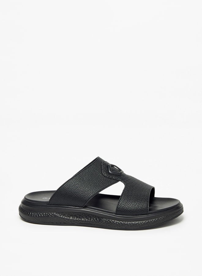 Textured Slip-On Sandals