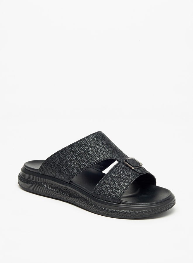 Textured Slip-On Sandals