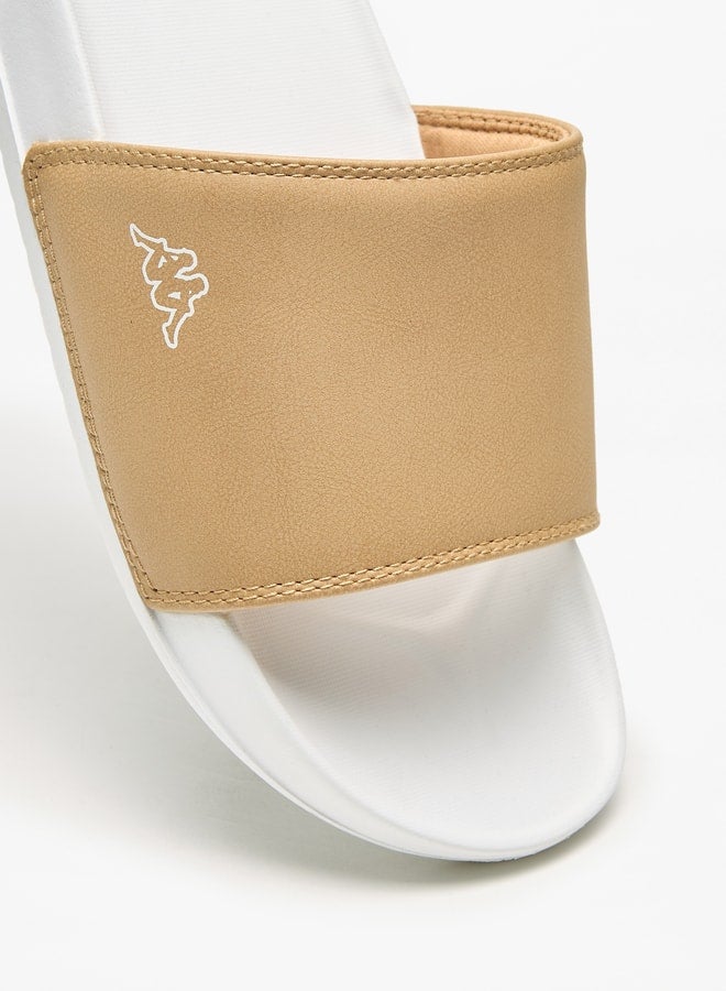 Mens Logo Detail Slides With Cushioning