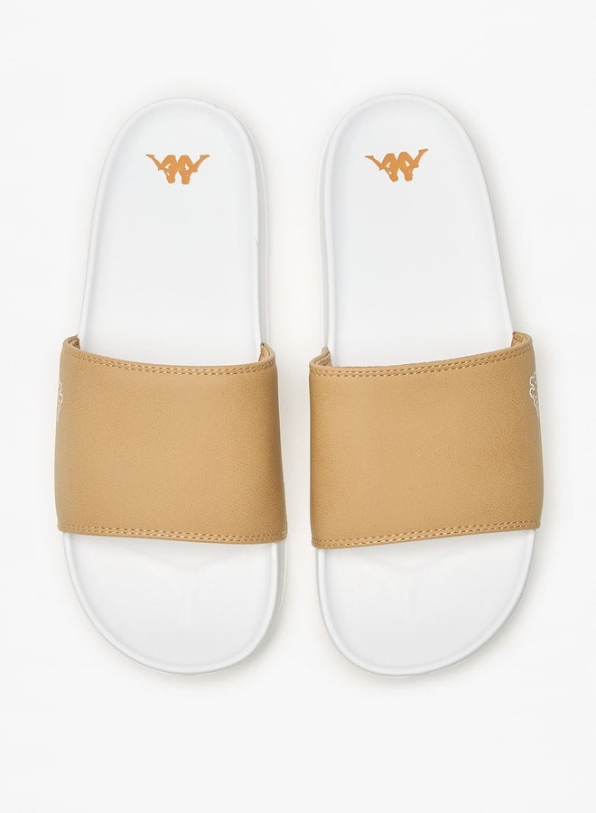 Mens Logo Detail Slides With Cushioning