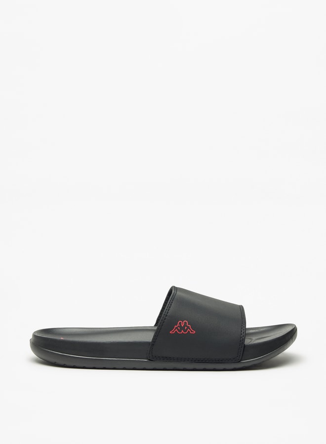 Mens Logo Detail Slides With Cushioning