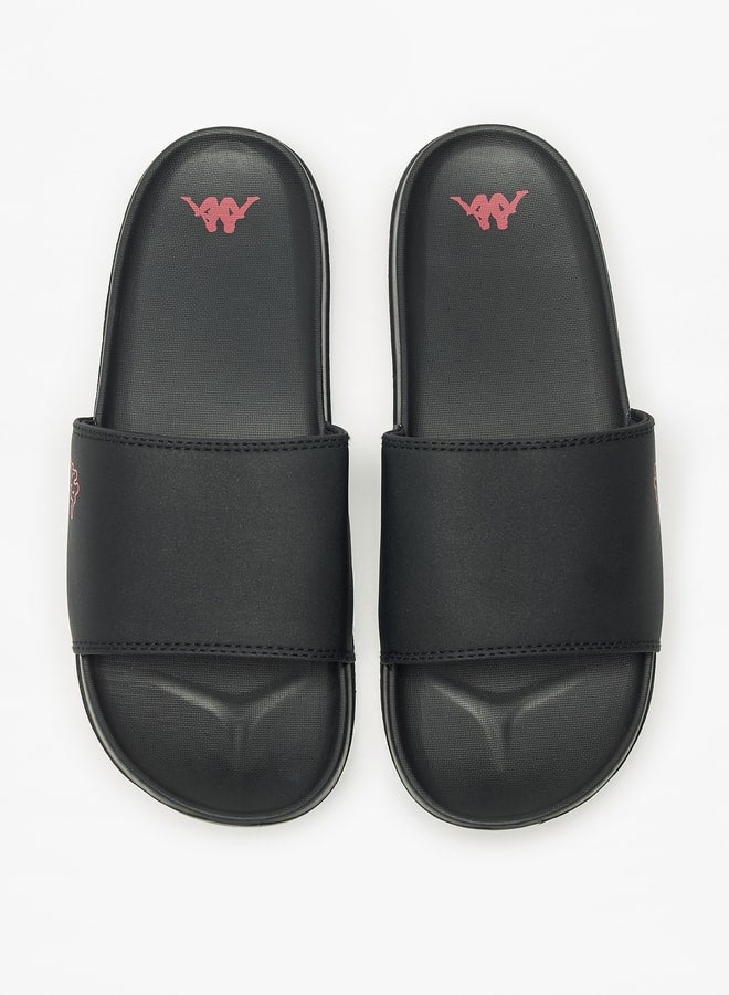 Mens Logo Detail Slides With Cushioning