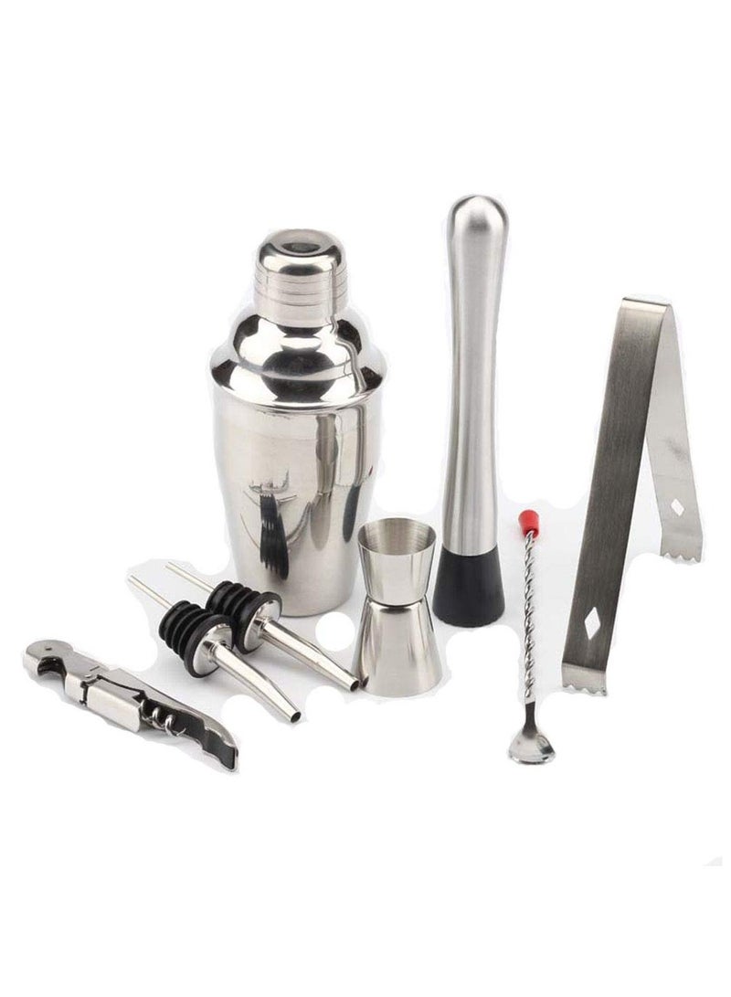 8-Piece Cocktail Shaker Set - Complete Mixology Bartender Kit for Perfect Drinks at Home or Parties