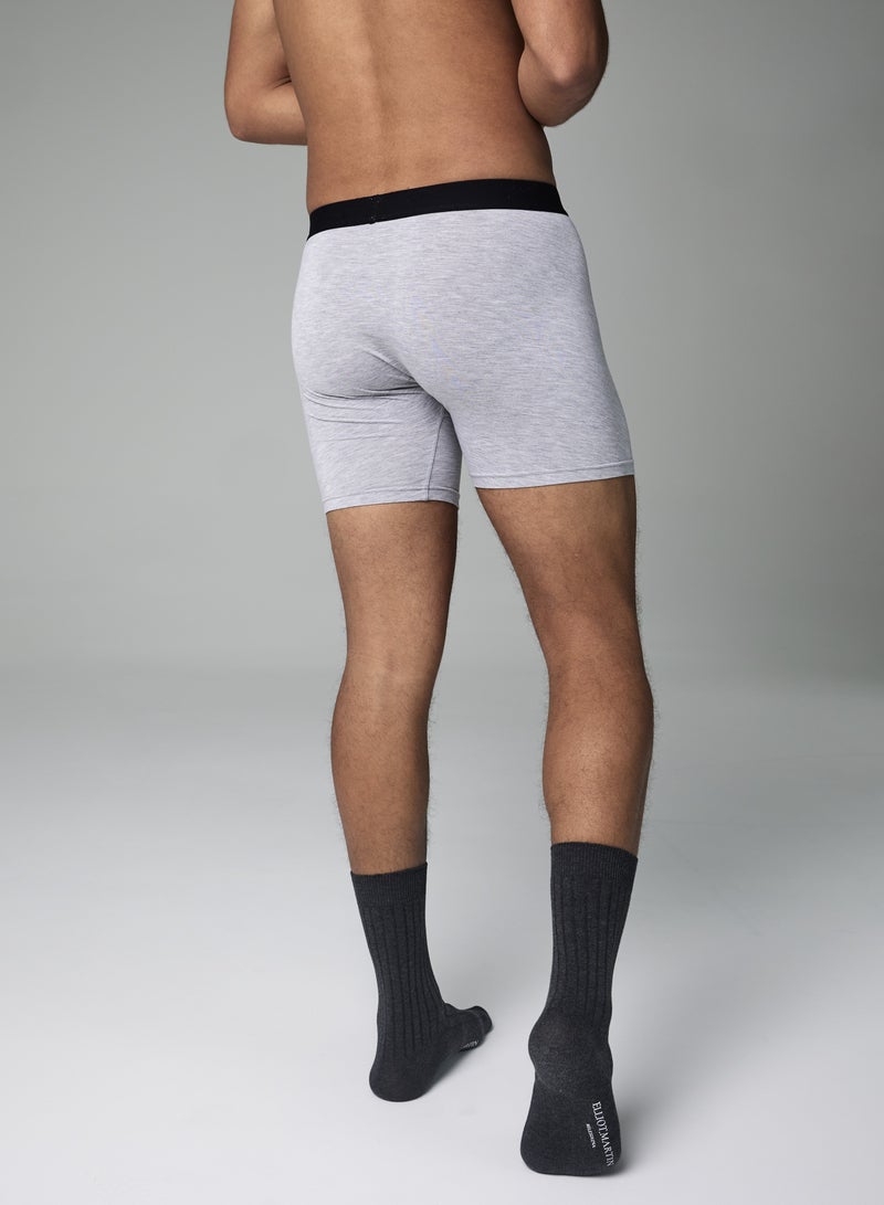 Elliot Martin Men's Cotton Crew Socks 3 Pairs, Ribbed Business Socks for All Seasons Available in Variety of Colors