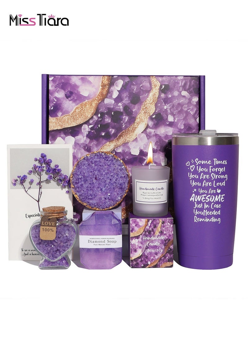 Gifts Basket for Women - Birthday Gifts for Women, Relaxing Spa Gift Basket Set, Unique Gift Ideas for Women, Gifts for Mom Sister Best Friend Wife, Coworker Teacher Nurse Gifts for Women