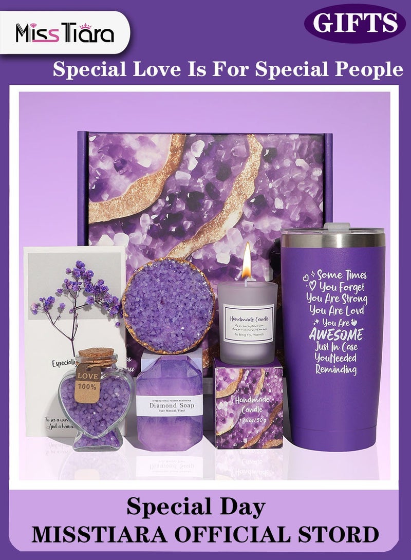 Gifts Basket for Women - Birthday Gifts for Women, Relaxing Spa Gift Basket Set, Unique Gift Ideas for Women, Gifts for Mom Sister Best Friend Wife, Coworker Teacher Nurse Gifts for Women