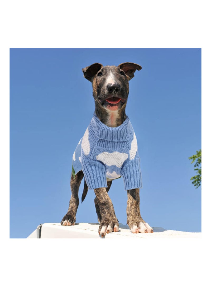 Cozy Knitted Dog Sweaters Soft Turtleneck Vests for Fall and Winter Perfect Gift for Pets