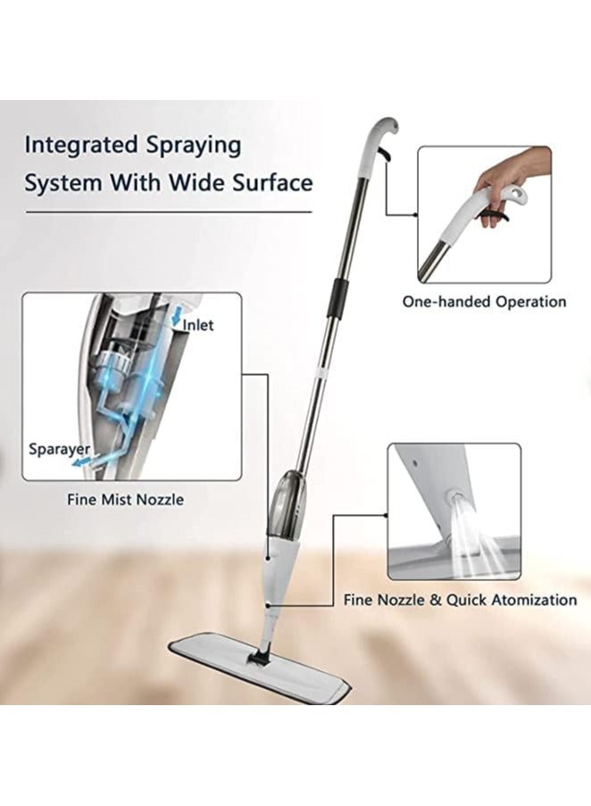 Microfiber Spray Mop Floor Cleaning with Washable Pads  Built In Water Tank