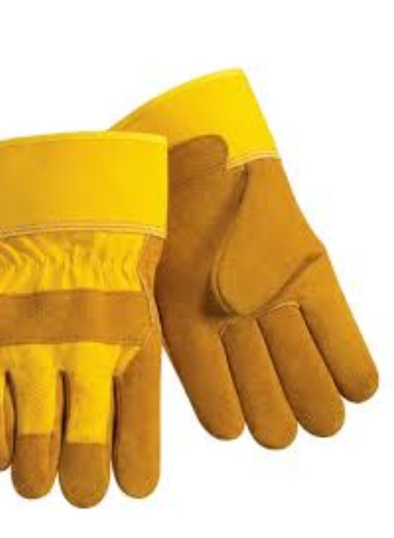 KNP Multi Purpose Safety Leather Gloves 5 Pair