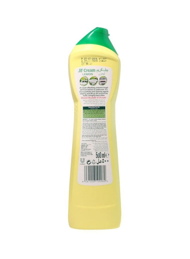 Pack Of 16 Cream Lemon Cleaner Clear 500ml