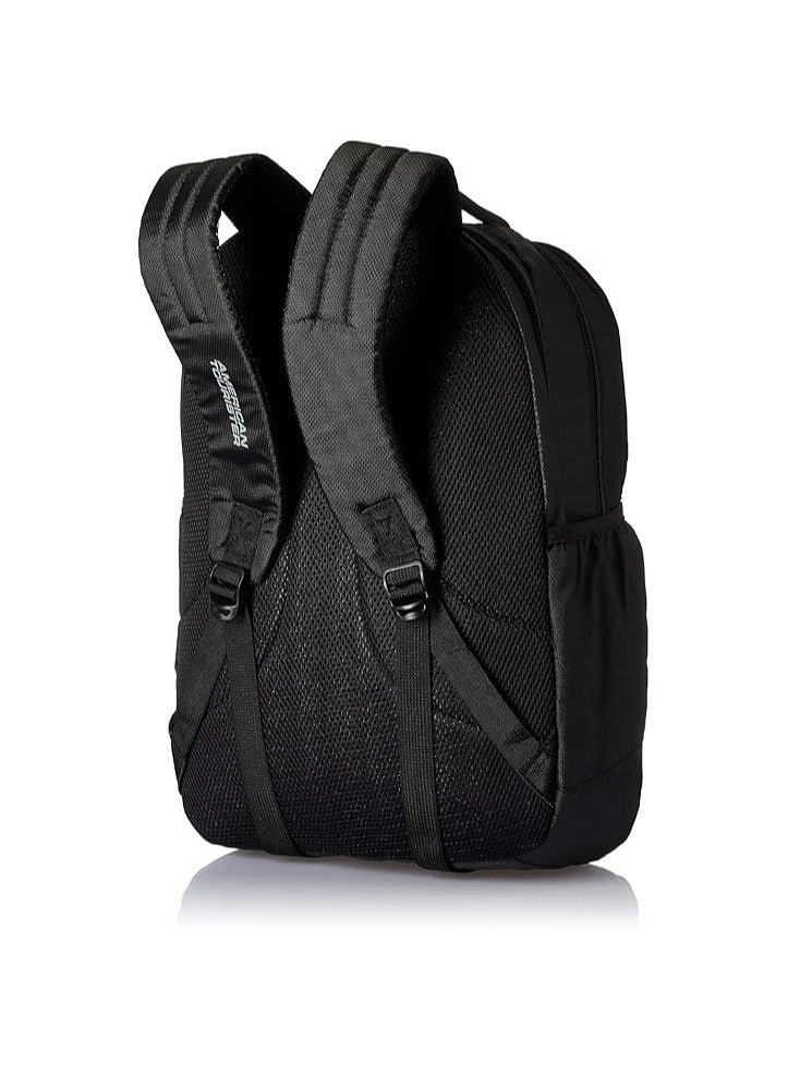 American Tourister SPIN Medium Polyester Casual Backpack | Backpack For Office College School Black