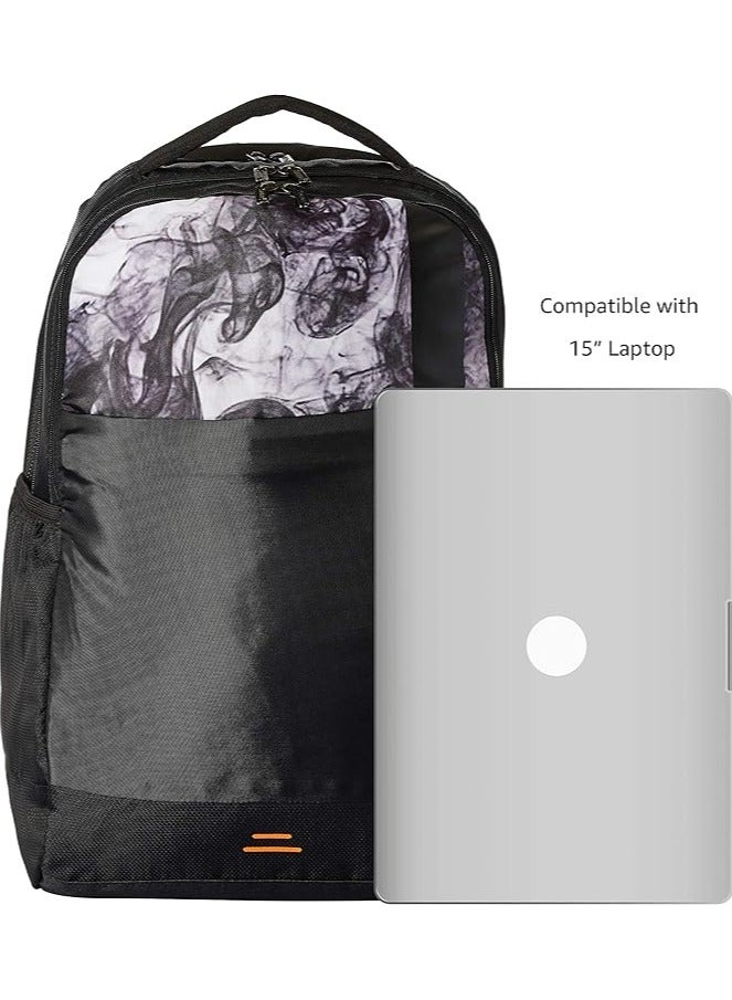 American Tourister SPIN Medium Polyester Casual Backpack | Backpack For Office College School Black